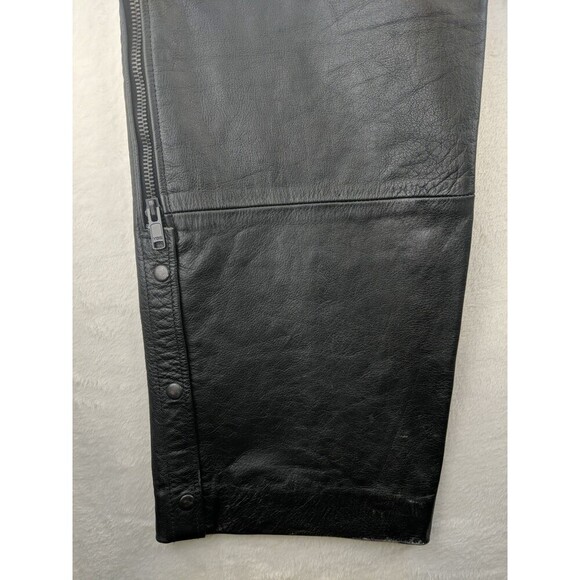 🔥Xelement Advanced Motorcycle Gear Men’s Heavy Duty BlackLeather Pants/Chaps 42 - Picture 10 of 10